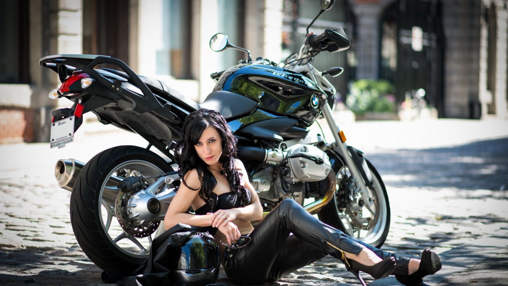 European women on bikes in Gaborone