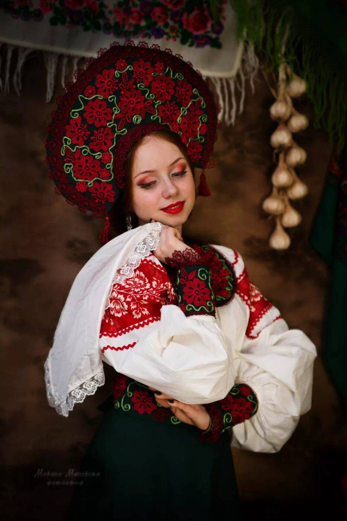 Women in Slavic costumes underwear in Gaborone