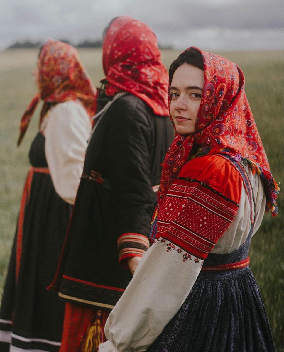 Women in Slavic costumes in Gaborone