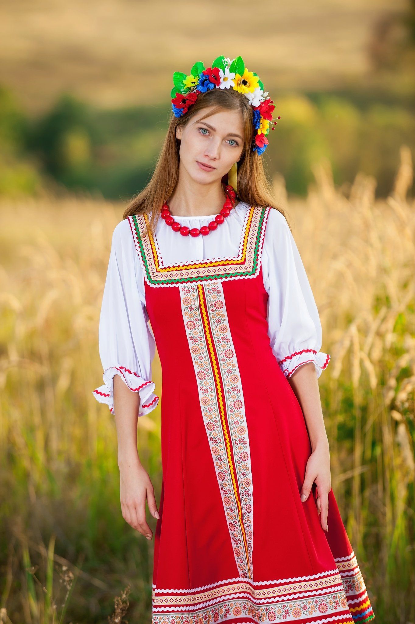Women in Slavic costumes in Gaborone