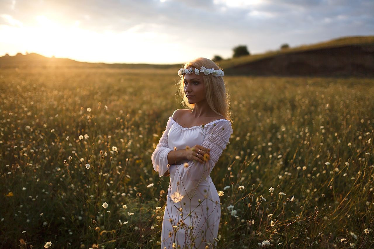 Girls in Slavic costumes in Gaborone
