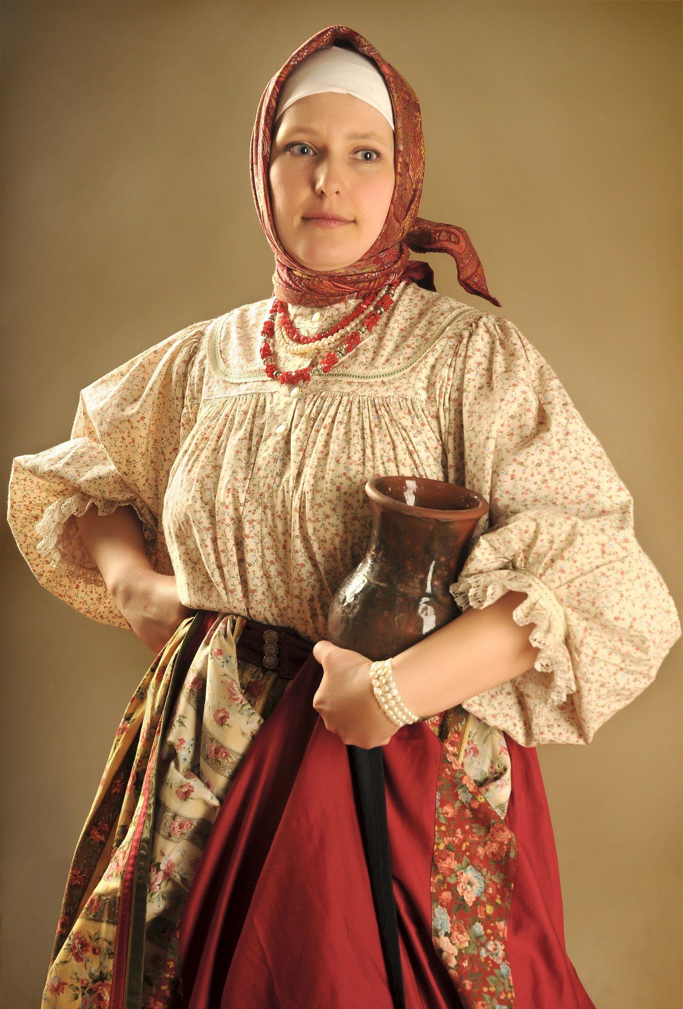 Girls in Slavic costumes in Gaborone