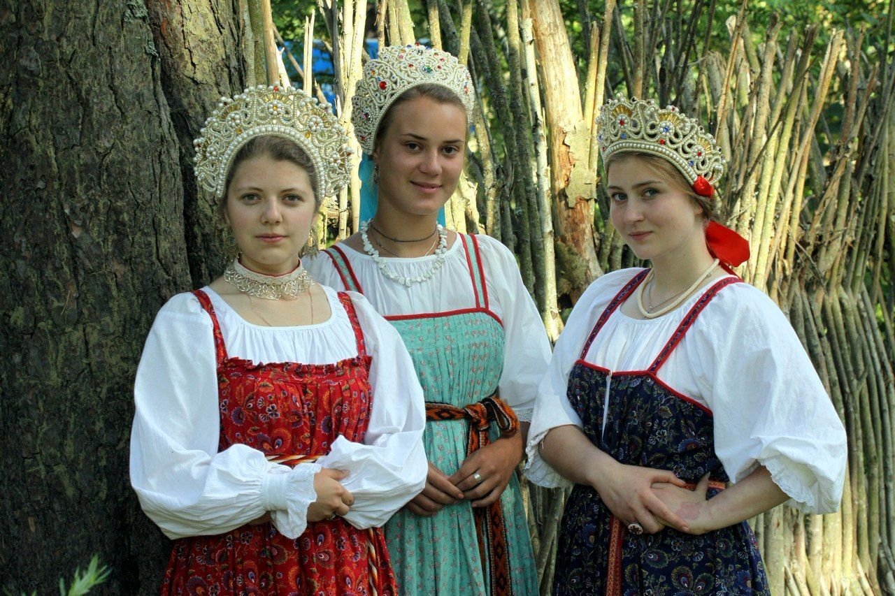 Sexy model Girls in Slavic costumes in Gaborone